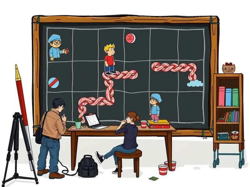 A group of friends playing an online Pictionary game on different devices, laughing