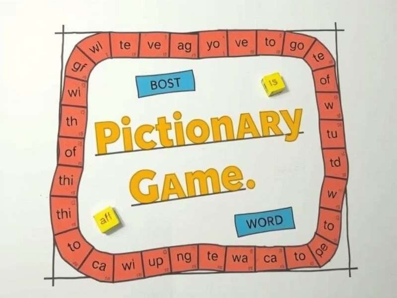 Group of friends laughing while playing a drawing board game on a table