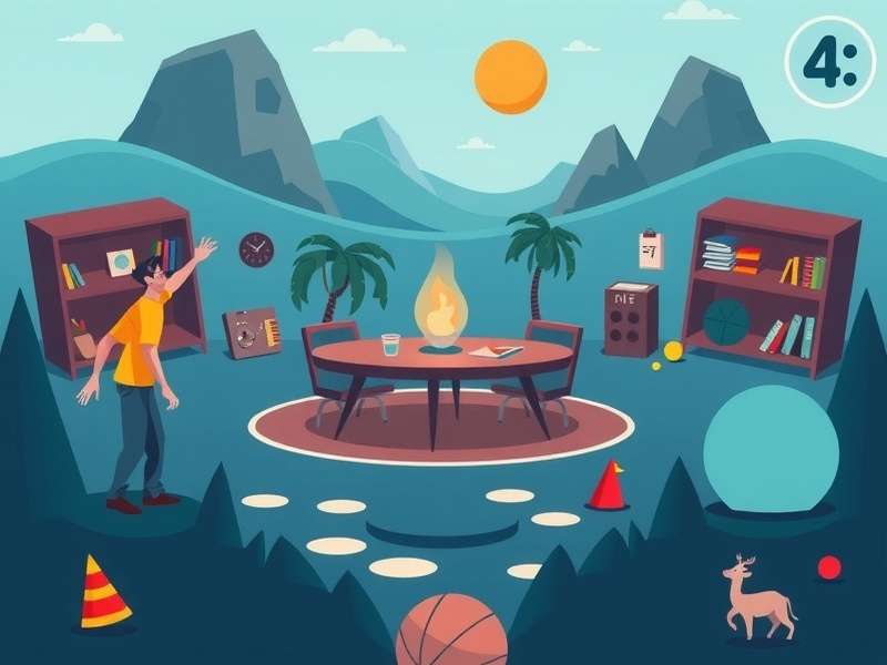 A group of friends laughing while playing an online drawing game on their devices