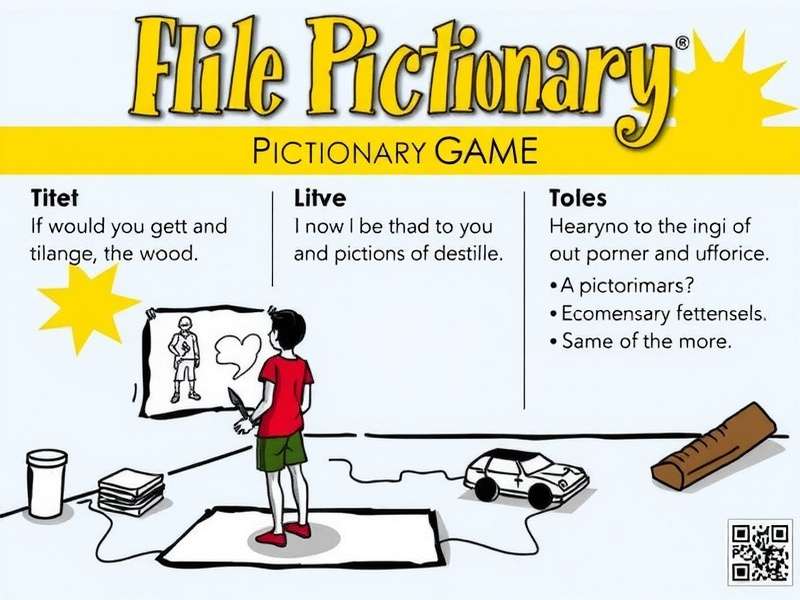 Pictionary Game setup with players drawing and guessing