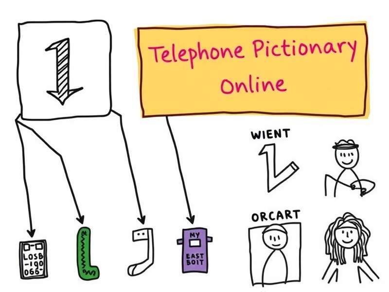 Group of friends laughing while playing Telephone Pictionary online on their devices