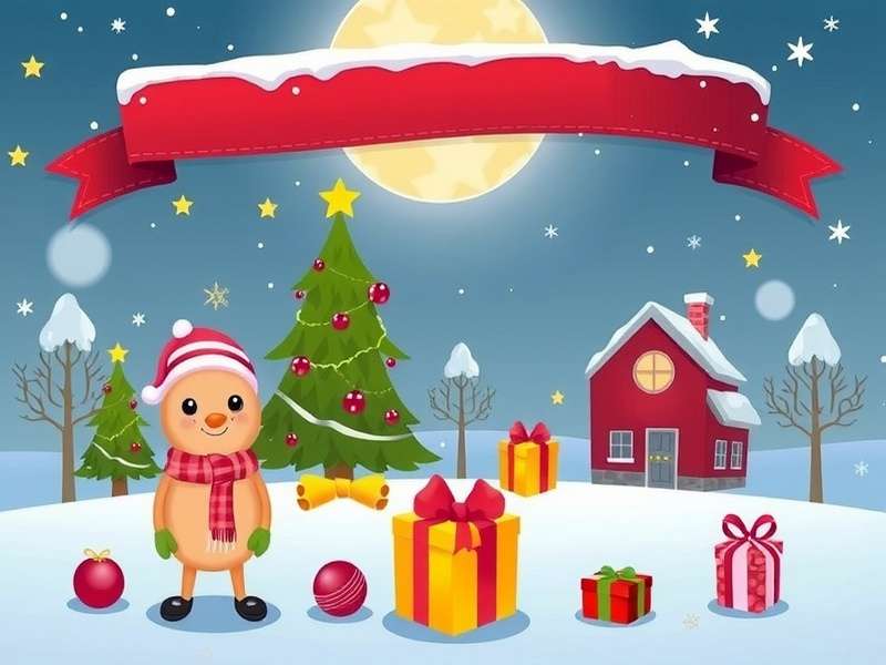 Family playing Christmas Pictionary game with holiday decorations