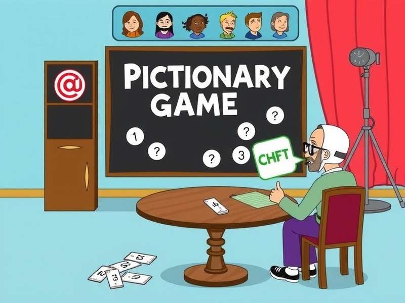 Pictionary Game Show drawing and guessing fun