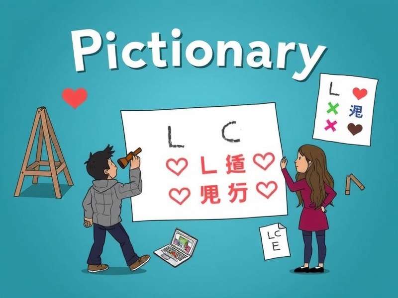 Advanced Pictionary drawing techniques shown on a whiteboard