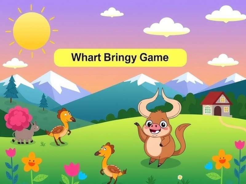 Kids playing Pictionary game with drawings and laughter