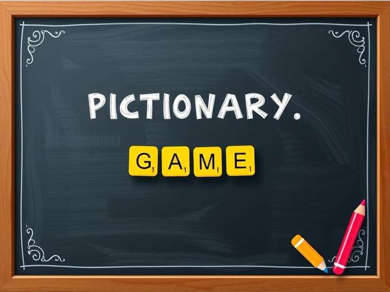 A group of diverse people laughing and playing a drawing board game on a wooden table