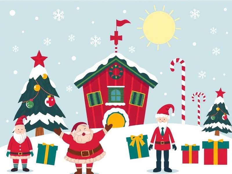 Family playing Pictionary during Christmas holiday