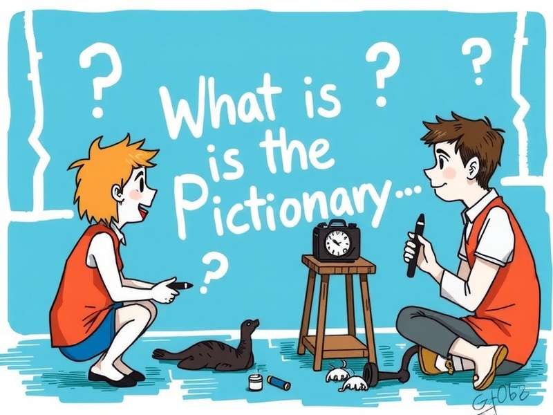 Vintage original Pictionary game box from 1985