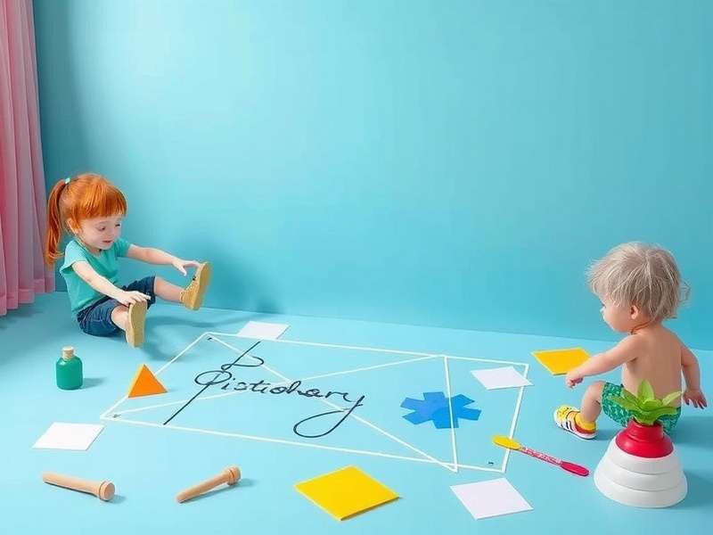 Kids playing Pictionary – fun drawing game for children