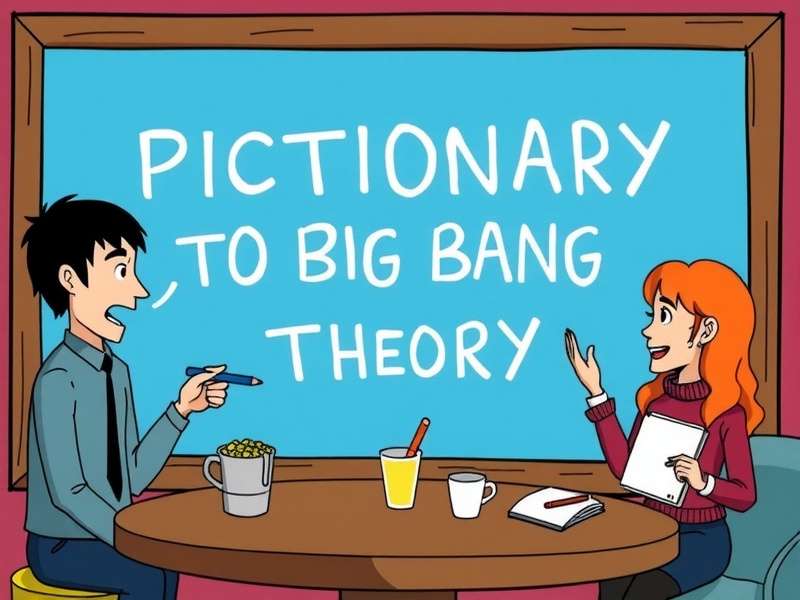 Group of friends playing Pictionary with a whiteboard and colorful markers in a living room