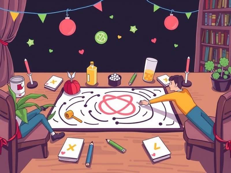 Pictionary game ideas collage showing word categories and drawing tips