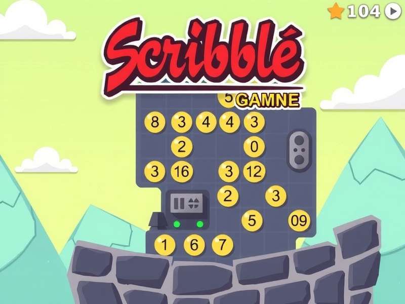 Scribble Io Online gameplay showing a player drawing a complex word while teammates guess in real time